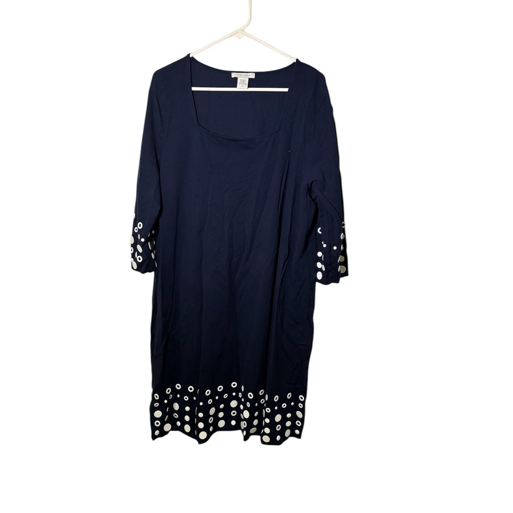 Joan Vass‎ 3X Navy Dress